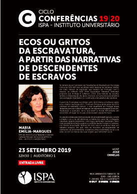Ecos ou gritos da escravatura, a partir das narrativas de descendentes de escravos