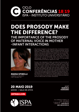 Does prosody make the difference? The importance of the prosody of maternal voice in mother-infant interactions