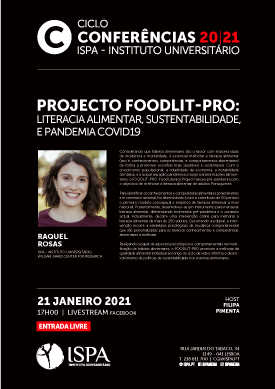 Projecto FOODLIT-PRO: literacia alimentar, sustentabilidade, e pandemia COVID19
