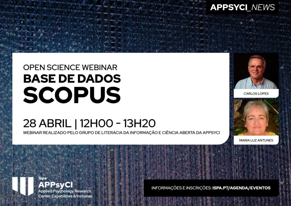 Open Science Webinar – Base de Dados SCOPUS