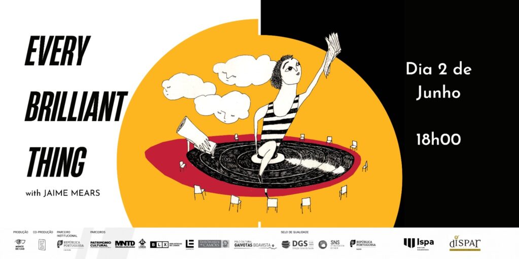 Apresentação da peça “Every Brilliant Thing”