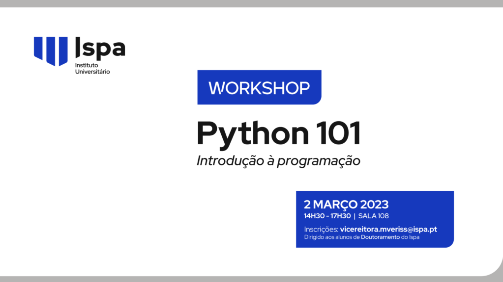Workshop | Python 101 – Introdução à programação