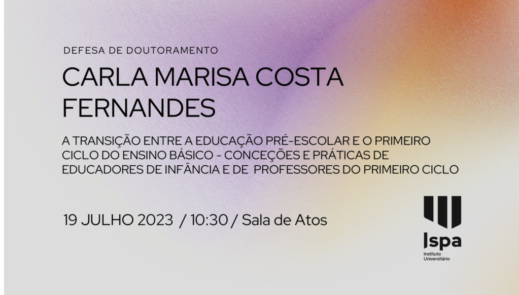 Defesa de Doutoramento – Carla Marisa Costa Fernandes