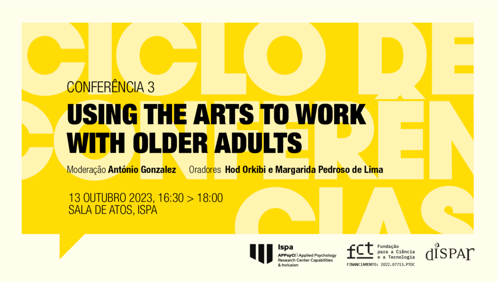 Palestra “Using the Arts to work with older adults”