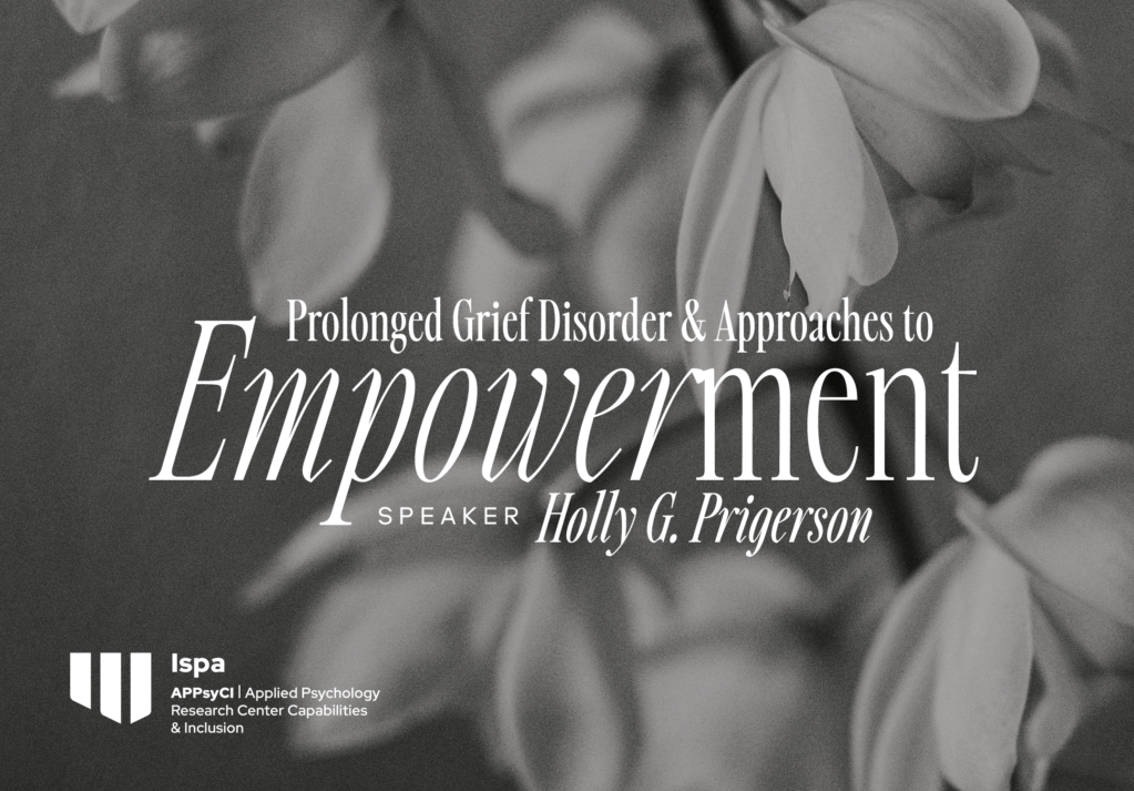 Conferência | Prolonged Grief Disorder & Approaches to EMPOWERment