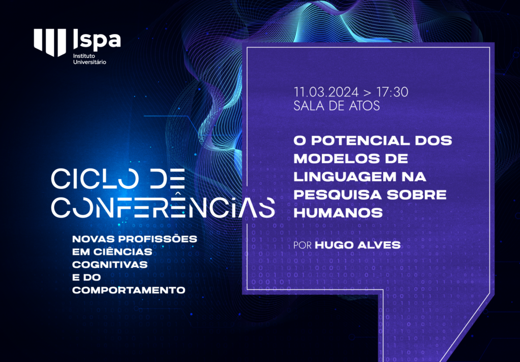 Conferência “O Potencial dos Modelos de Linguagem na pesquisa sobre humanos”