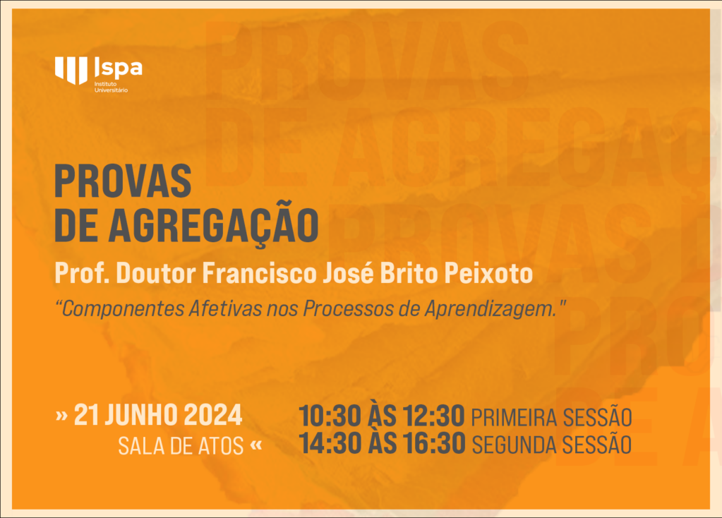 Provas de Agregação do Prof. Doutor Francisco José Brito Peixoto