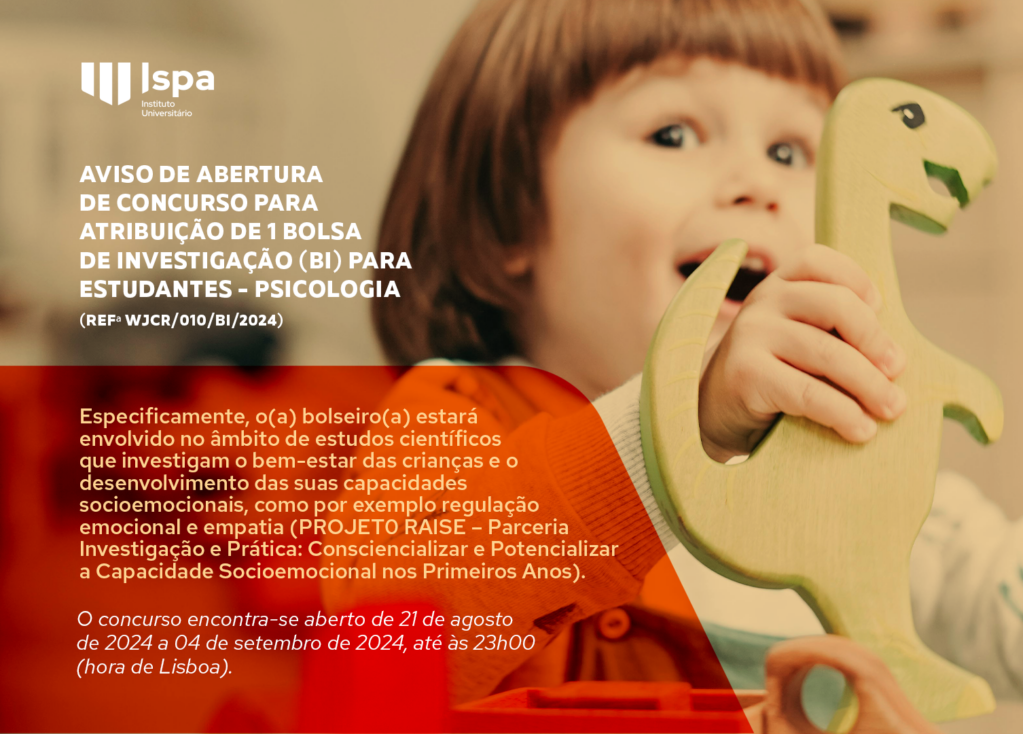 Concurso para atribuição de 1 bolsa de Investigação – Psicologia