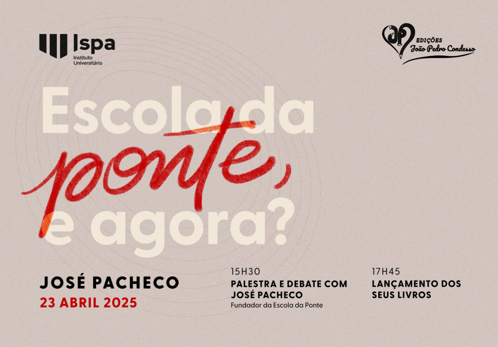 “Escola da Ponte, e agora?”: José Pacheco regressa a Portugal para repensar a escola no Ispa