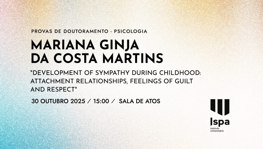 Provas de Doutoramento | Mariana Ginja da Costa Martins