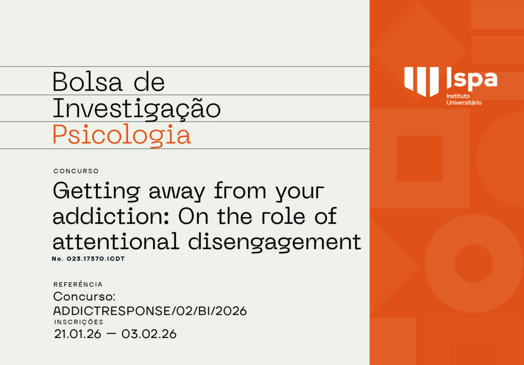 Ispa abre novo concurso para bolsa de investigação na área da Psicologia