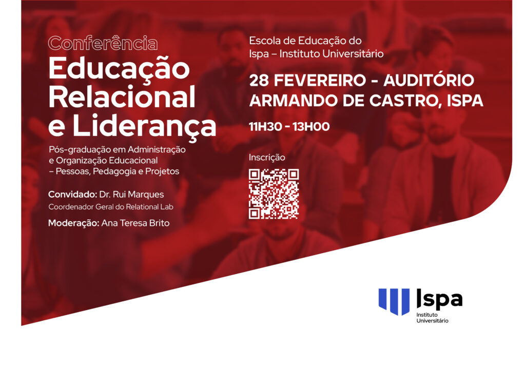 CONFERÊNCIA | Educação Relacional e Liderança