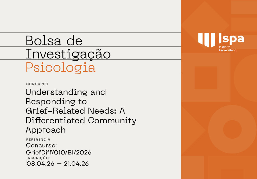 Ispa abre concurso para 1 Bolsa de Investigação em Psicologia sobre luto e intervenção comunitária