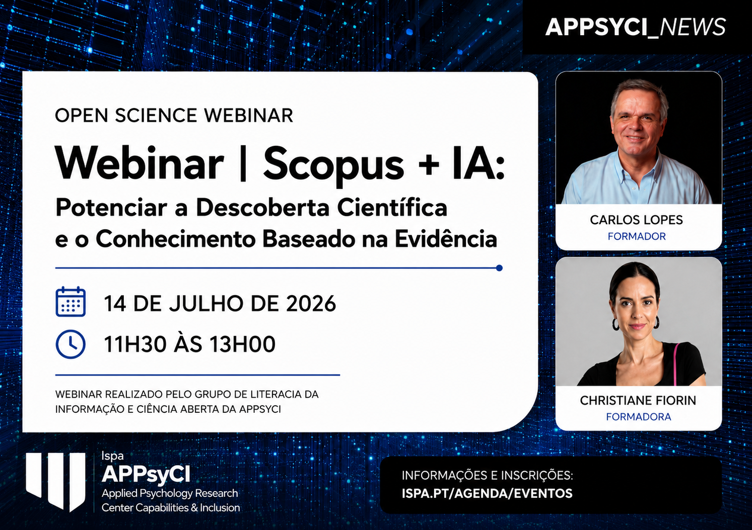 Webinar | Scopus + IA: Potenciar a Descoberta Científica e o Conhecimento Baseado na Evidência