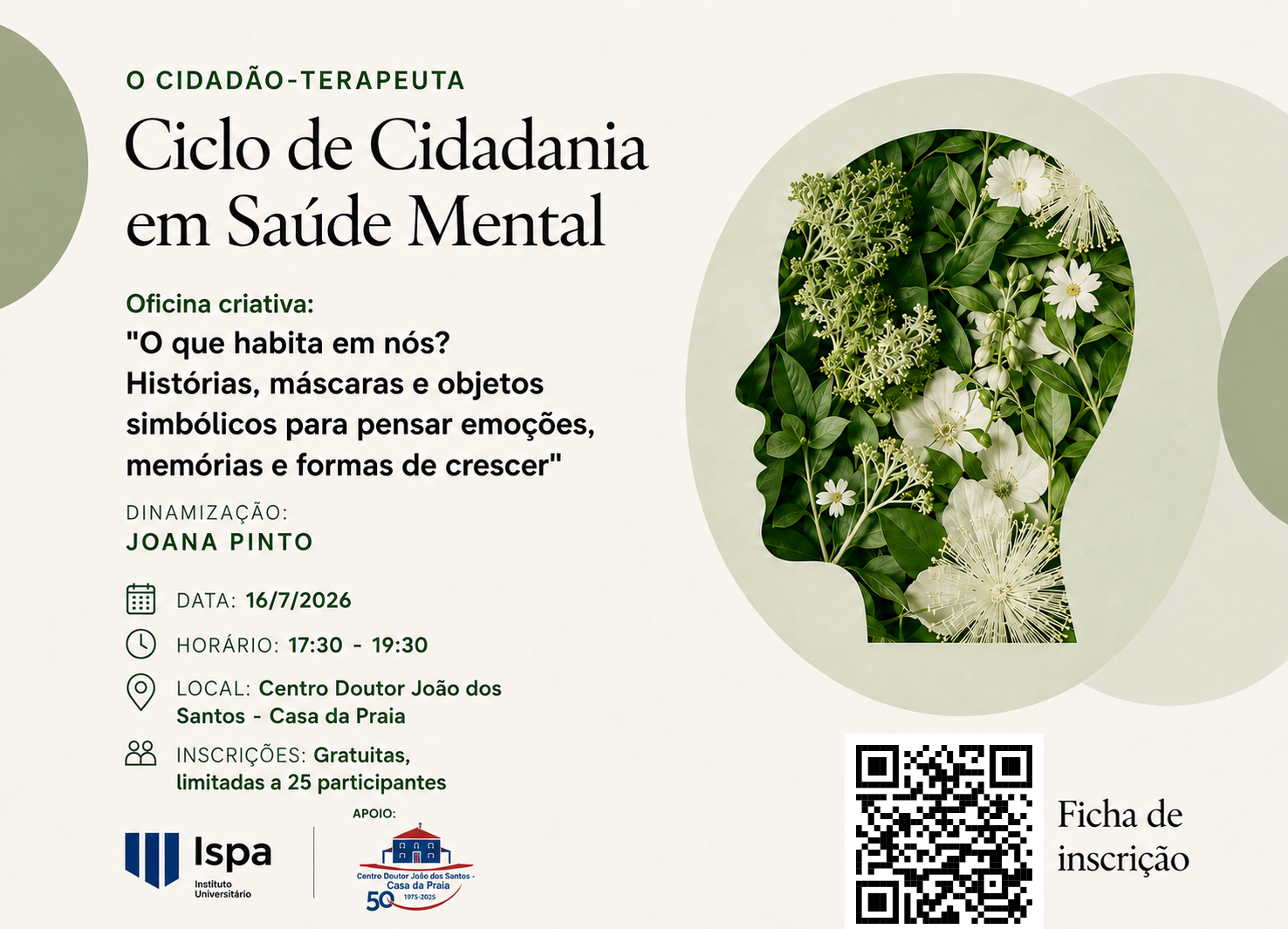 Ciclo de Cidadania em Saúde Mental – O Cidadão-Terapeuta