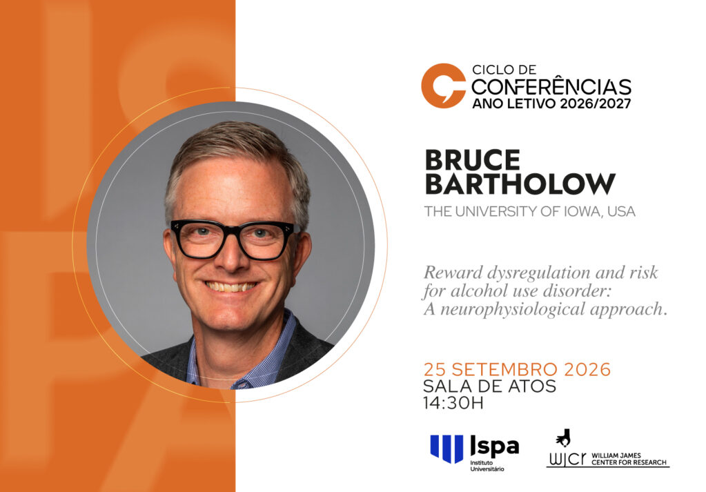 CONFERÊNCIA | Reward dysregulation and risk for alcohol use disorder: A neurophysiological approach.