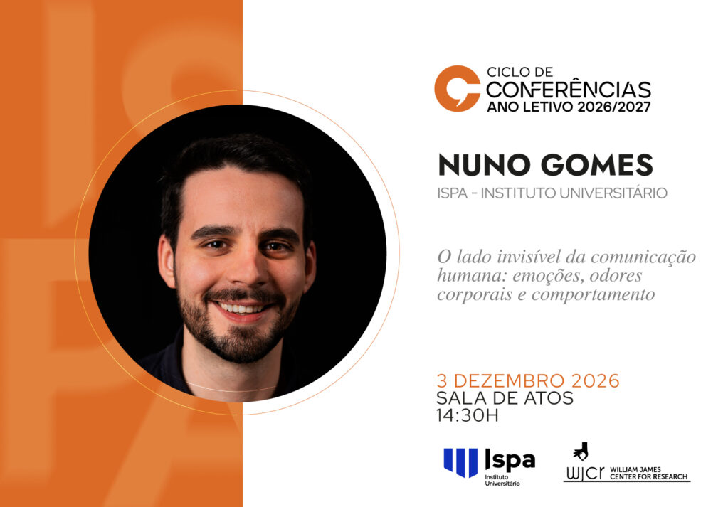 CONFERÊNCIA | O lado invisível da comunicação humana: emoções, odores corporais e comportamento
